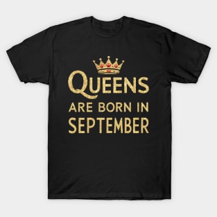 Queen Are Born In September T-Shirt